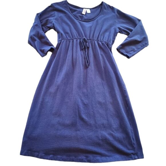 Blue Maternity Dress - Picture 1 of 4